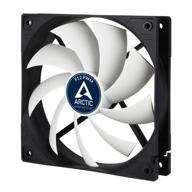 🌀 arctic f12 pwm - 120 mm pwm case fan, silent motor with pwm-signal control, computer fan speed: 230-1350 rpm, black/white logo