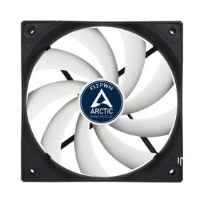 img 3 attached to 🌀 ARCTIC F12 PWM - 120 mm PWM Case Fan, Silent Motor with PWM-Signal Control, Computer Fan Speed: 230-1350 RPM, Black/White