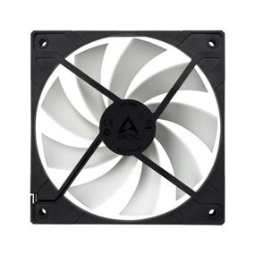 img 1 attached to 🌀 ARCTIC F12 PWM - 120 mm PWM Case Fan, Silent Motor with PWM-Signal Control, Computer Fan Speed: 230-1350 RPM, Black/White