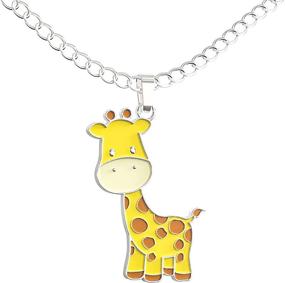 img 2 attached to Giraffe Necklace Charm Inspirational Gifts