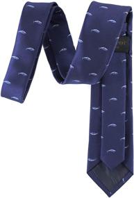 img 2 attached to 🐋 MENDEPOT Humpback Pattern Whale Necktie
