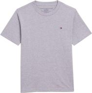 👕 stylish and comfortable: tommy hilfiger t-shirt heather medium for boys' clothing logo