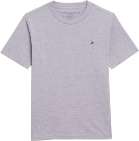 img 2 attached to 👕 Stylish and Comfortable: Tommy Hilfiger T-Shirt Heather Medium for Boys' Clothing