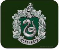 🐍 slick & stylish harry potter slytherin crest mousepad - perfect for low profile mice! logo