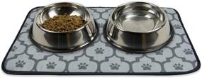 img 1 attached to 🐾 Machine Washable Pet Mat - Ultra Absorbent and Bone Dry