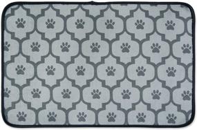 img 4 attached to 🐾 Machine Washable Pet Mat - Ultra Absorbent and Bone Dry