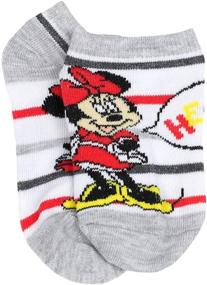 img 3 attached to Носки Minnie Mouse без дужек в упаковке по 10 штук для маленьких девочек от Disney