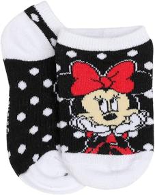 img 1 attached to Носки Minnie Mouse без дужек в упаковке по 10 штук для маленьких девочек от Disney