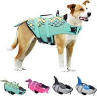 🐶 koeson dog life jacket - fashionable pet swimming vest for puppies, adjustable with reliable handle for life saving логотип