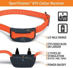 img 1 attached to 🐕 SportDOG Brand SportTrainer 1/2 Mile Remote Trainers with OLED Screen - Waterproof, Rechargeable E-Collar for Effective Dog Training - 3 Dog Expandable