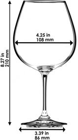 img 1 attached to 🍷 Clear Riedel VINUM Wine Glass - Pack of 2 (1 Count)