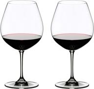 🍷 clear riedel vinum wine glass - pack of 2 (1 count) логотип