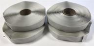 elite warehouse grey butyl tape 1/8 inch x 1 inch 🏢 x 30 feet - 4 pack for rv & mobile home application logo