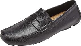 img 1 attached to Rockport Rhyder Penny Loafer Black Men's Shoes