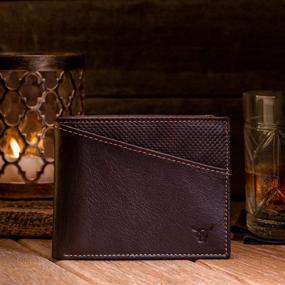 img 1 attached to Stylish and Sleek Vasa Espresso Horizontal Leather Wallets: Functionality Meets Fashion