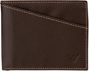 img 4 attached to Stylish and Sleek Vasa Espresso Horizontal Leather Wallets: Functionality Meets Fashion