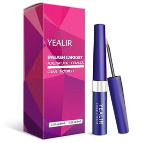 img 4 attached to 🌱 YEALIR Eyelash & Eyebrow Growth Serum Kit: Nourish and Enhance with Natural Extracts for Longer Fuller Lashes and Brows