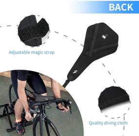 img 2 attached to 🚴 Sweat Guard for Bicycles - KKUYT Bike Trainer Frame Protector to Prevent Corrosion, Absorbs Sweat - Ideal for Mountain Bike Indoor Cycling Training and More