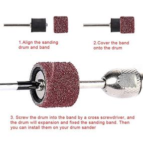 img 2 attached to AUSTOR Sanding Kit with Sleeves and Mandrels