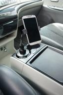 chargercity 8-inch flexible neck cup holder mount for iphone 📲 13, galaxy s22, note 21, and more (expands up to 3.5 inches) logo