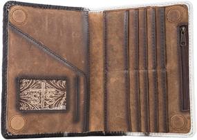 img 1 attached to 👜 STS Ranchwear Women's Magnetic Wallet/Travel/Passport Case, Cowhide: Sleek and Functional Travel Companion for Modern Women