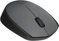 logitech m170 wireless mouse: reliable performance for computers and laptops, usb receiver, 12-month battery life in gray logo