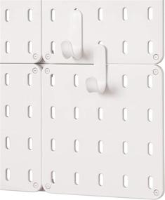 img 2 attached to IDesign BPA Free Plastic Pegboard Organizer Industrial Hardware