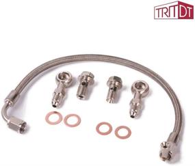 img 4 attached to 🚀 TRITDT Turbo Oil Feed Line Kit Replacement for Mini Cooper S R55 R56 R57 R58 R59 R60 07-12 11657534454 - Enhance Turbo Performance!