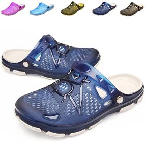 img 4 attached to 👟 Techcity Outdoor Walking Breathable Slippers Men's Shoes: Ultimate comfort and style for every step