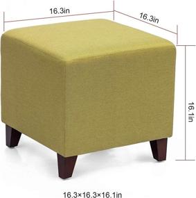 img 1 attached to Furnistar Modern Design Fabric Ottoman Furniture and Accent Furniture