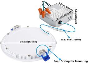 img 1 attached to 🔆 Torchstar Dimmable Downlight: Efficient Industrial Electrical with Extended Warranty