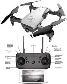 img 2 attached to 🚁Дрон X Pro AIR: 4K Ультра HD Квадрокоптер с двойной камерой FPV WiFi - Прямая трансляция видео, Режим "Следуй за мной", Управление жестами - В комплекте 2 аккумулятора (Белый)