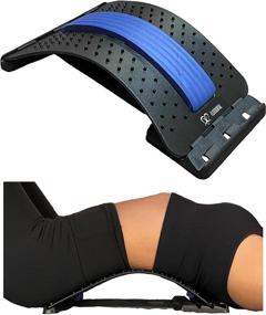 img 4 attached to 🔥 FLEXSSENTIAL: Ultimate Back Pain Relief - Lumbar Support & Spine Deck - Massager and Stretcher for Chronic Lower Back Pain