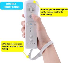 img 1 attached to 🎮 SIBIONO - 2-Pack Wii Remote Motion Plus Controller for Nintendo Wii&Wii U Gamepads