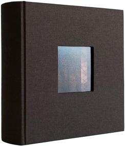 img 3 attached to 🍫 Kolo Hudson 2-Up Photo Album, Holds 200 4x6 Photos in Chocolate Brown