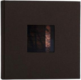 img 4 attached to 🍫 Kolo Hudson 2-Up Photo Album, Holds 200 4x6 Photos in Chocolate Brown