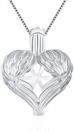 lgsy sterling silver guardian angel wings heart cage pendants for diy necklace bracelet jewelry making logo