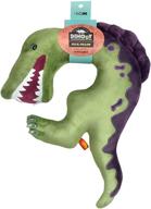 шейная подушка dinory spinosaurus динозавра - идеальный спутник для путешествий для детей и взрослых в самолете, машине, поезде - милая динозаврячья кукла. логотип