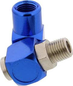 img 1 attached to 🔧 Stop Leaks with ABN 1/4in NPT 360 Degree Swivel Connector: Adjustable Tension Control, Perfect for Air Tools