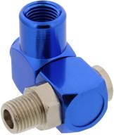 🔧 stop leaks with abn 1/4in npt 360 degree swivel connector: adjustable tension control, perfect for air tools logo