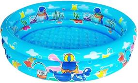 img 4 attached to Ultimate Fun in the Sun: Big Summer Kiddie Swimming Inflatable