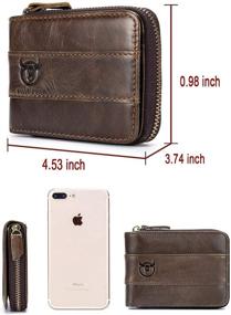 img 2 attached to 👔 High-Quality Selighting Genuine Leather Wallets | Stylish Men's Accessories