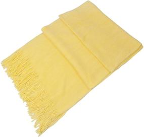 img 3 attached to ❄️ Dahlia Womens Winter Synthetic Cashmere Scarves & Wraps: Luxurious Women's Accessories for Cold Weather