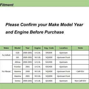 img 3 attached to 🚀 Высокопроизводительный датчик кислорода для Infiniti G20 I30 Nissan Altima Frontier Maxima Sentra 2000-2001: Улучшает топливную эффективность и производительность двигателя