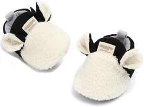 img 1 attached to 👟 COSANKIM Slippers: Newborn Booties and Toddler Boys' Shoes for Comfort and Style