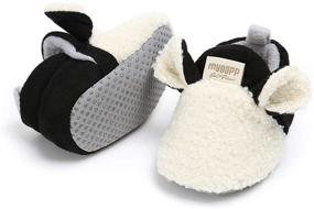 img 2 attached to 👟 COSANKIM Slippers: Newborn Booties and Toddler Boys' Shoes for Comfort and Style