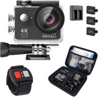 📷 remali capturecam: 4k ultra hd waterproof sports action camera kit with 21 mounts and accessories logo