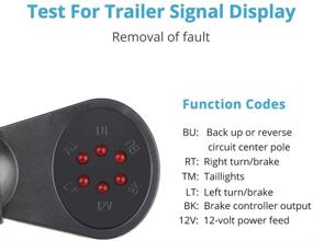 img 2 attached to 🧪 Enhance Trailer Safety with WATERWICH Heavy Duty 7-Way RV Blade Connector Tester