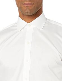 img 2 attached to 👔 Effortlessly Stylish: BUTTONED Spread Collar Non Iron Sleeve Men's Clothing for Shirts.