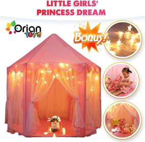 img 3 attached to 🏰 Enchanting Orian Hexagon Princess Play Tent: Perfect Fairy Tale Hideaway